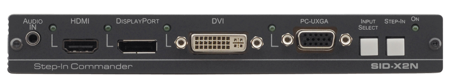 4-Input Multi-Format Video over HDBaseT Transmitter with Step-In Commander