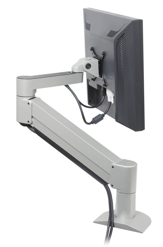7500 Series Monitor Arm in Silver for Monitors up to 27" Wide