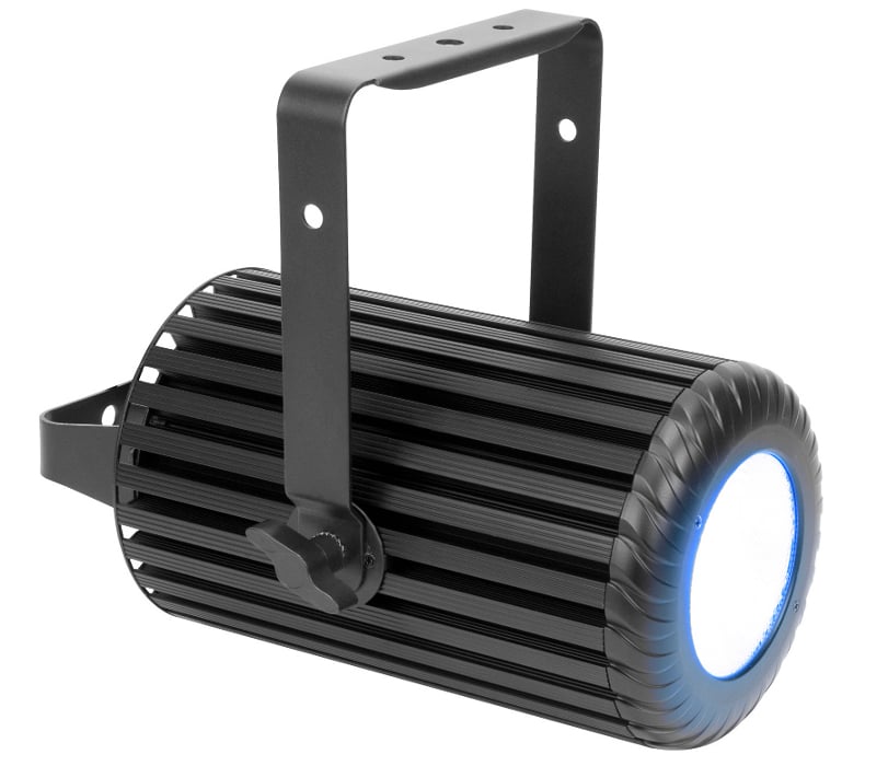 110W RGBW LED Pendant Fixture with E-Fly DMX Transceiver in Black