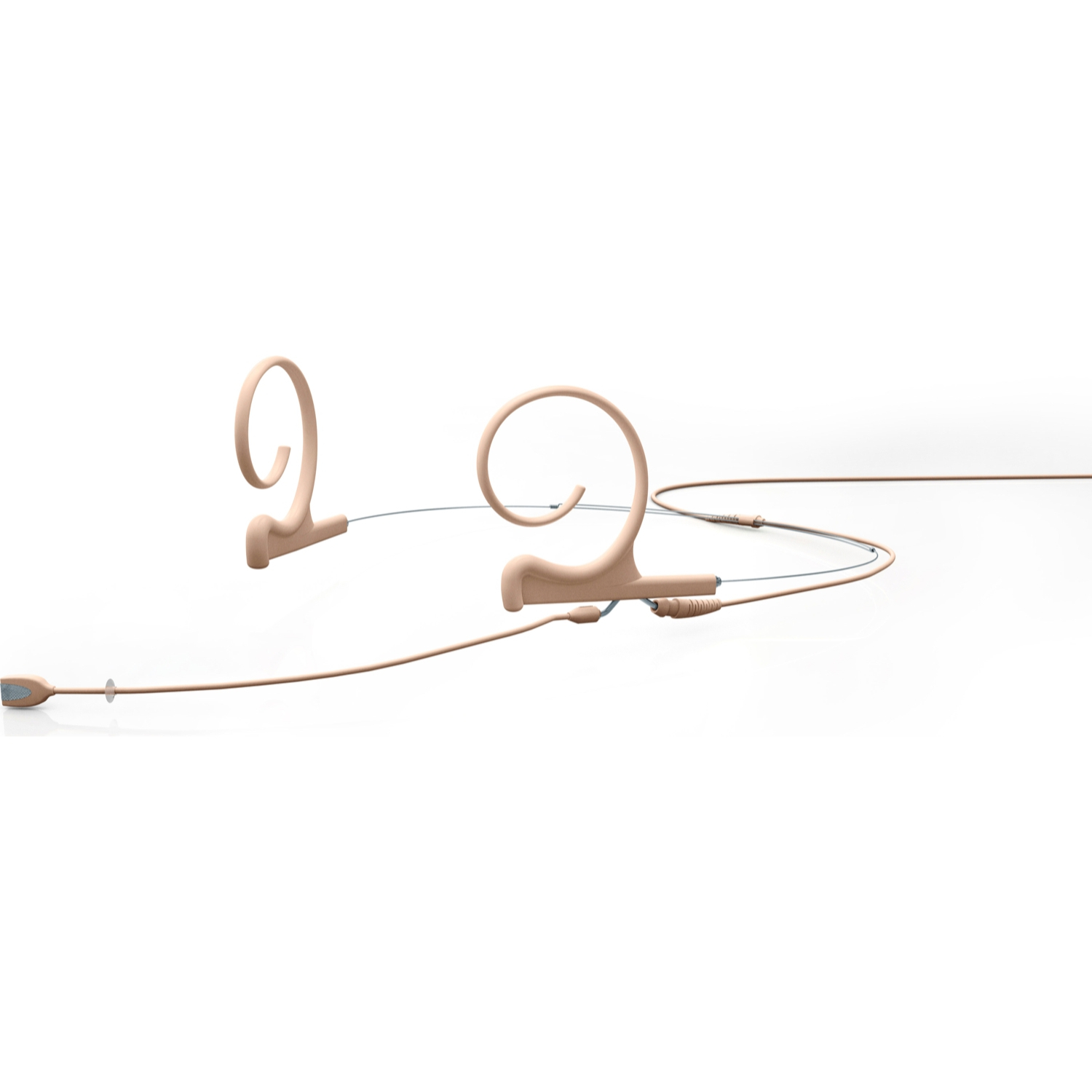 d:fine Dual-Ear Directional Headset Microphone, 90 mm Boom, Hardwired for TA4F for Shure