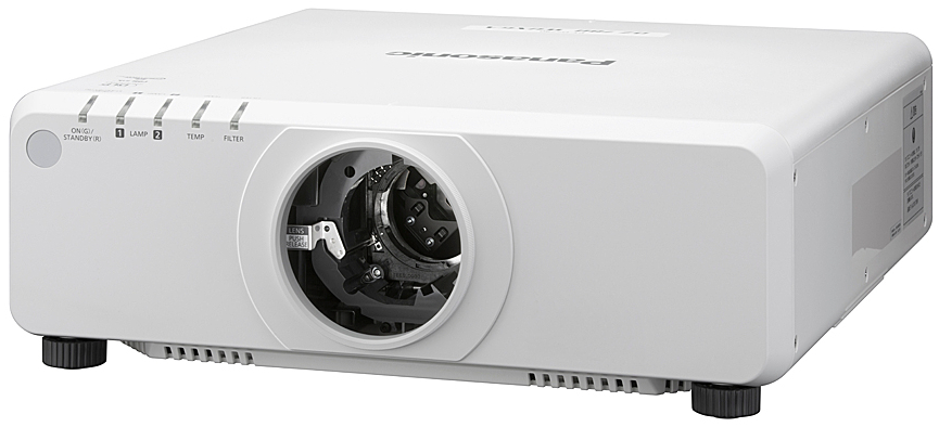 7000 Lumen DLP Projector Body Only in White (Lens Sold Separately)