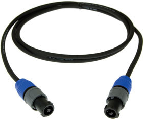 50 ft Excellines 2-Conductor 14 AWG Speaker Cable with NL2FC Speakon Connectors