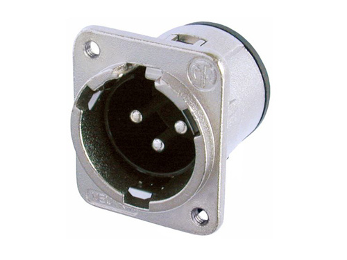 Connector, DM3 Series 3-Pin M - PCBV w/M3 Mount Hole