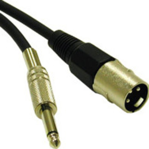 12 ft Pro Audio XLRM to 1/4" TRS Male Cable