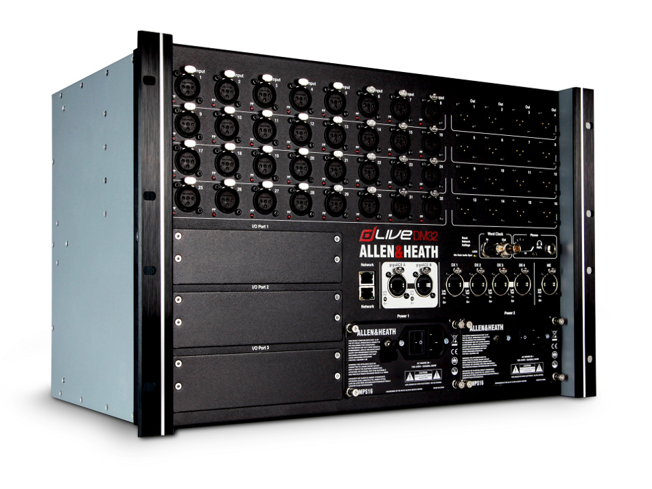 dLive I/O Box, 32 In x16 Out