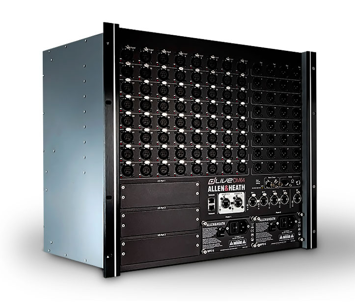 dLive I/O Box, 64 In x 32 Out