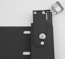 "Q Latch" Locking Flag with Padlock