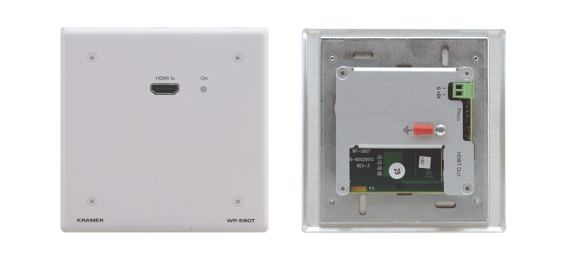 HDMI over HDBaseT Twisted Pair Wall Plate Transmitter