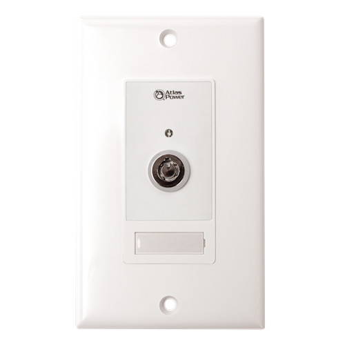 Wall Plate Key Switch with Momentary Contact Closure