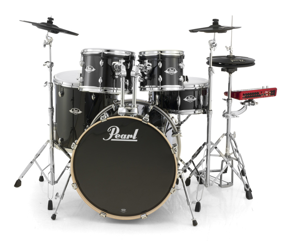 5-Piece Natural Cherry ePro Live Electronic Drum Kit with 830 Hardware