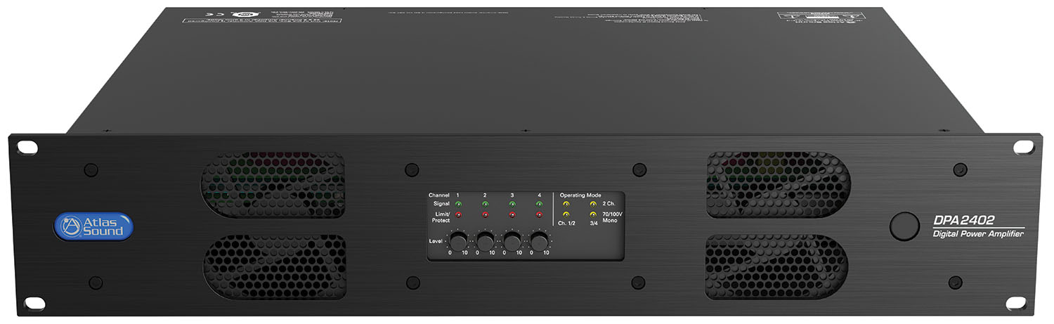 Network amp 2 x 1200W @ 70V