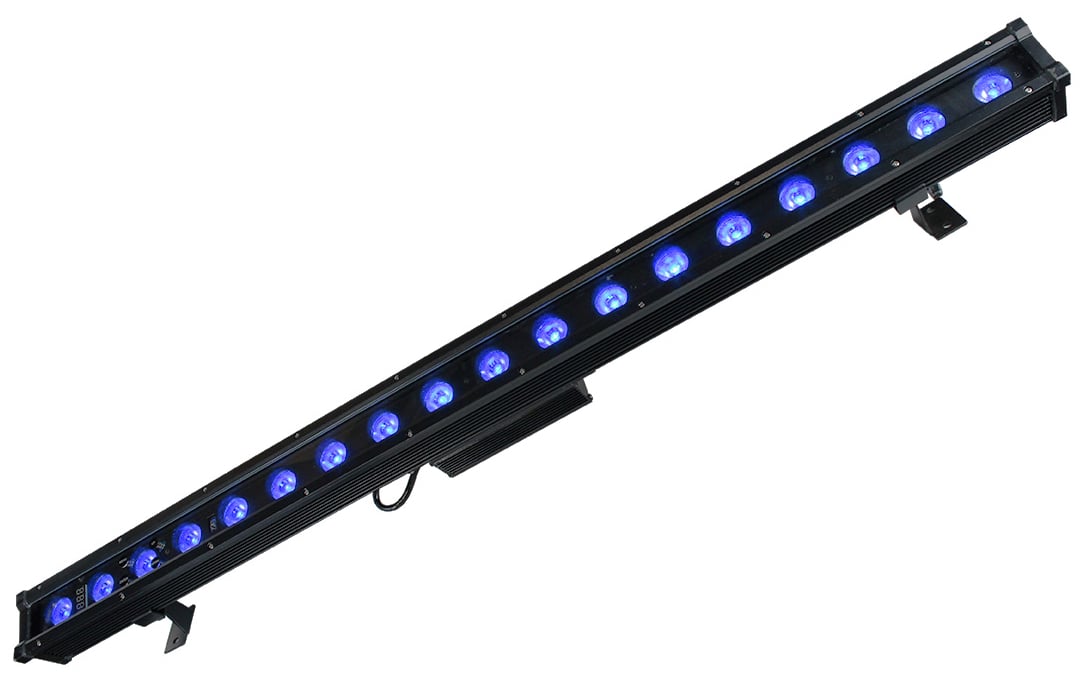 18x 10w RGBW LED Light Strip with Remote Control Compatibility