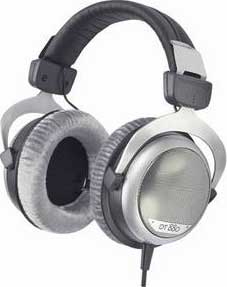 Headphones, HiFi, 250 ohm, Semi-Open Systems, Stereo Mini-Jack with 1/4" Adapter