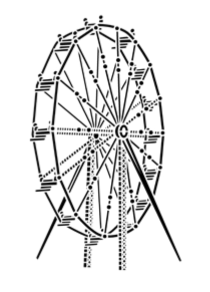 Ferris Wheel Steel Gobo