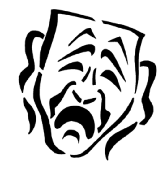 Mask Tragedy Steel Gobo