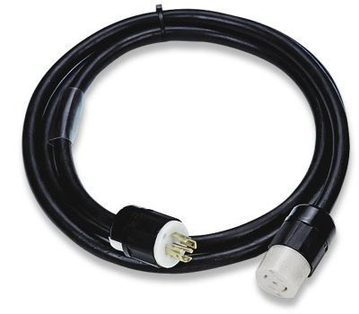 10' 30A 3-Phase 120/208VAC NEMA L21-30 PowerFLEX Locking Extension Cable
