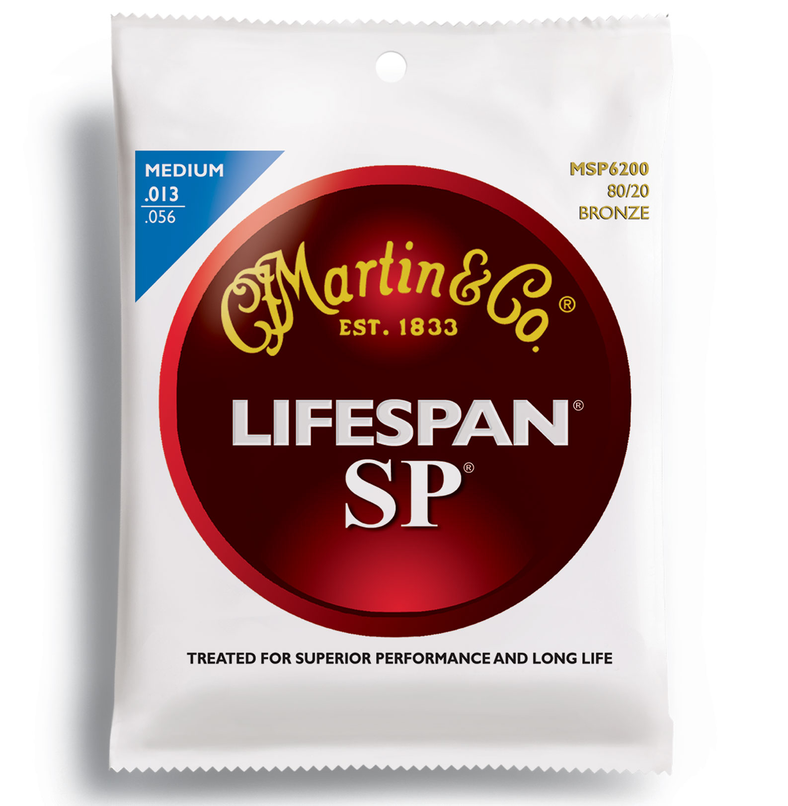 SP Lifespan Series Medium 80/20 Bronze Acoustic Guitar Strings
