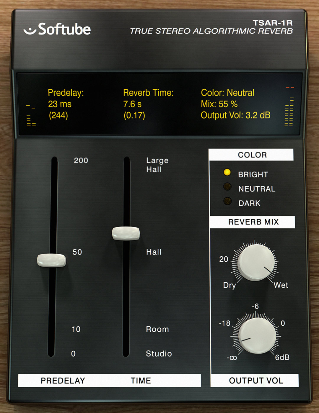 Stereo Algorithmic Reverb Plugin