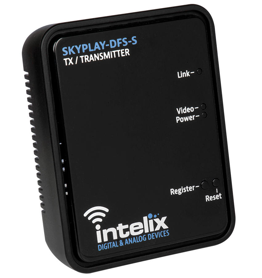 Wireless HDMI Distribution System Transmitter with Dynamic Frequency Selection