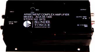 Apartment Complex Amplifier 35dB, 40-1000MHz, Push-Pull Discrete
