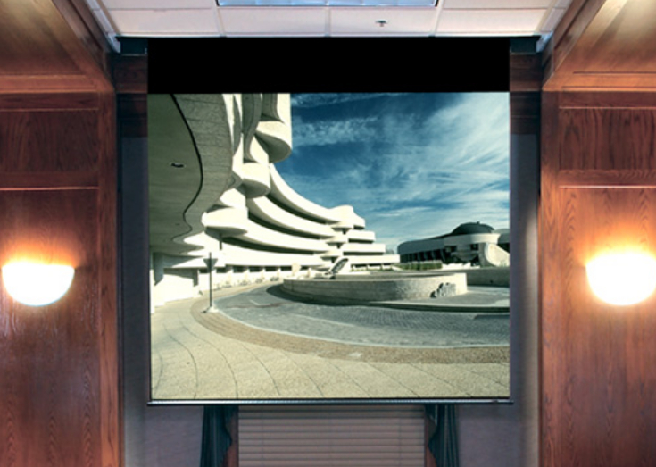 161" HDTV Envoy Electric Projection Screen with Standard Motor Option