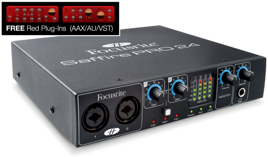 16 x 8 Firewire Audio Interface with 2 Microphone Preamps