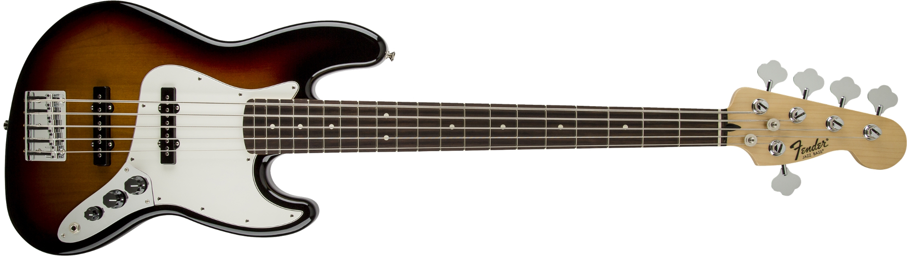 5-String Bass with Brown Sunburst Finish