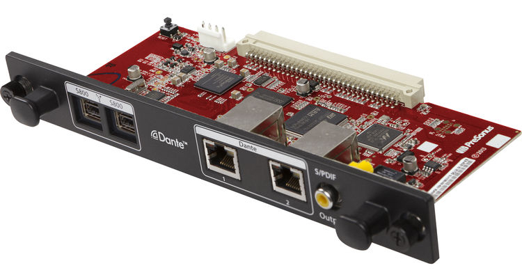 Dante Network Expansion Card for StudioLive AI Series or RM Series Digital Mixers