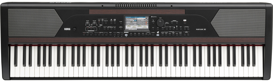 88-Key Digital Piano Workstation with Weighted Hammer Action Keys and 5" Touchscreen