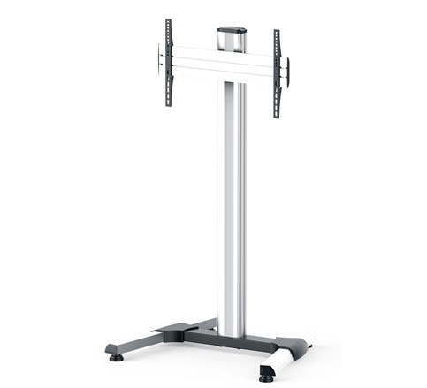 DispalyStation Stand with 600VESA, Single Display Mount and Levelers, ALU