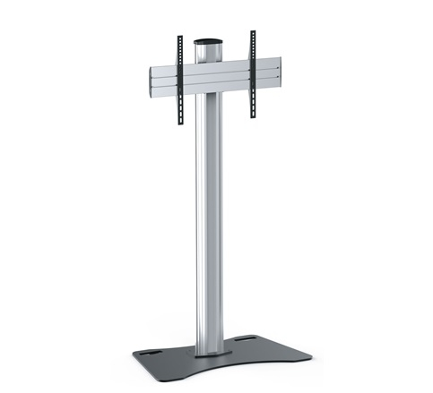 DisplayStation Stand with 600VESA, Single Display Mounting and Locking Plates, ALU