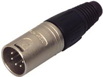 5-pin XLR Male Cable Connector