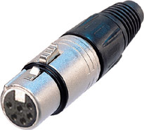 6-Pin XLR Female Cable Connector