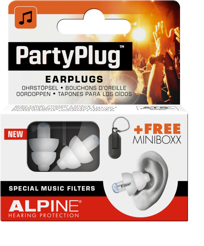 Single Pair of Filtered Earplugs