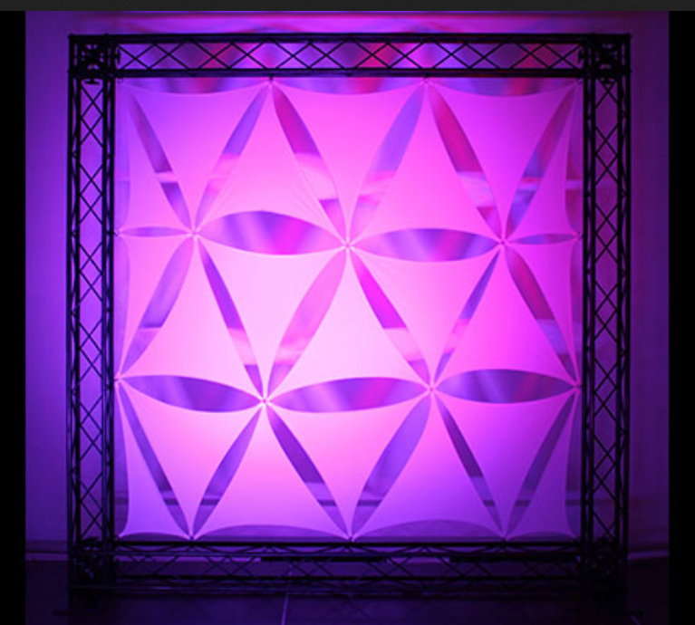 19" Scrim Werks Triangle Decore Panels