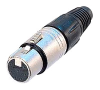 7-Pin Female XLR Cable Connector, Nickel