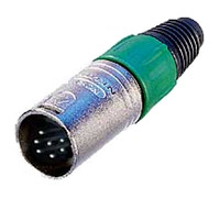 7-pin Male XLR Cable Connector, Nickel