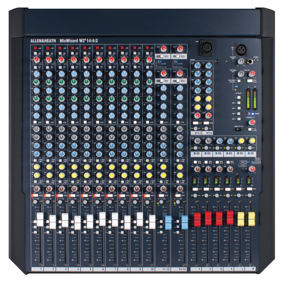 14 Channel Desk and Rack Mountable Mixer