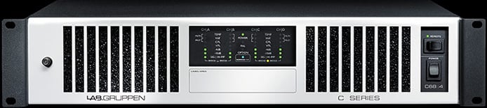 C Series 4-Channel 70v Amplifier (4x1700W)