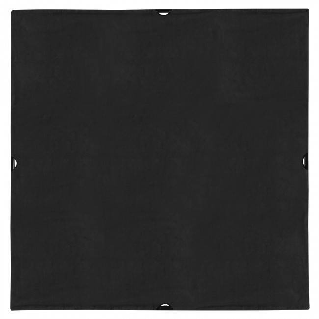 8' x 8' Solid Black Block Fabric