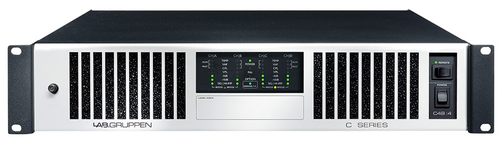 C Series 4-channel Amplifer, 70V Select