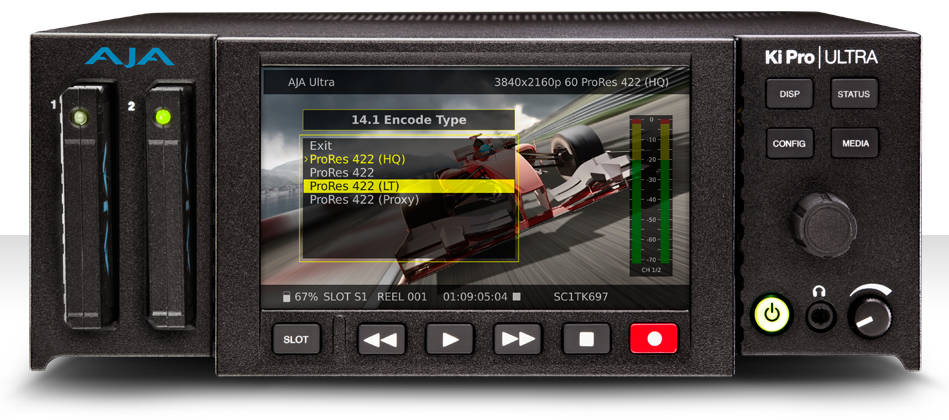 4K/UltraHD and 2K/HD Recorder/Player with 4K 60p Support