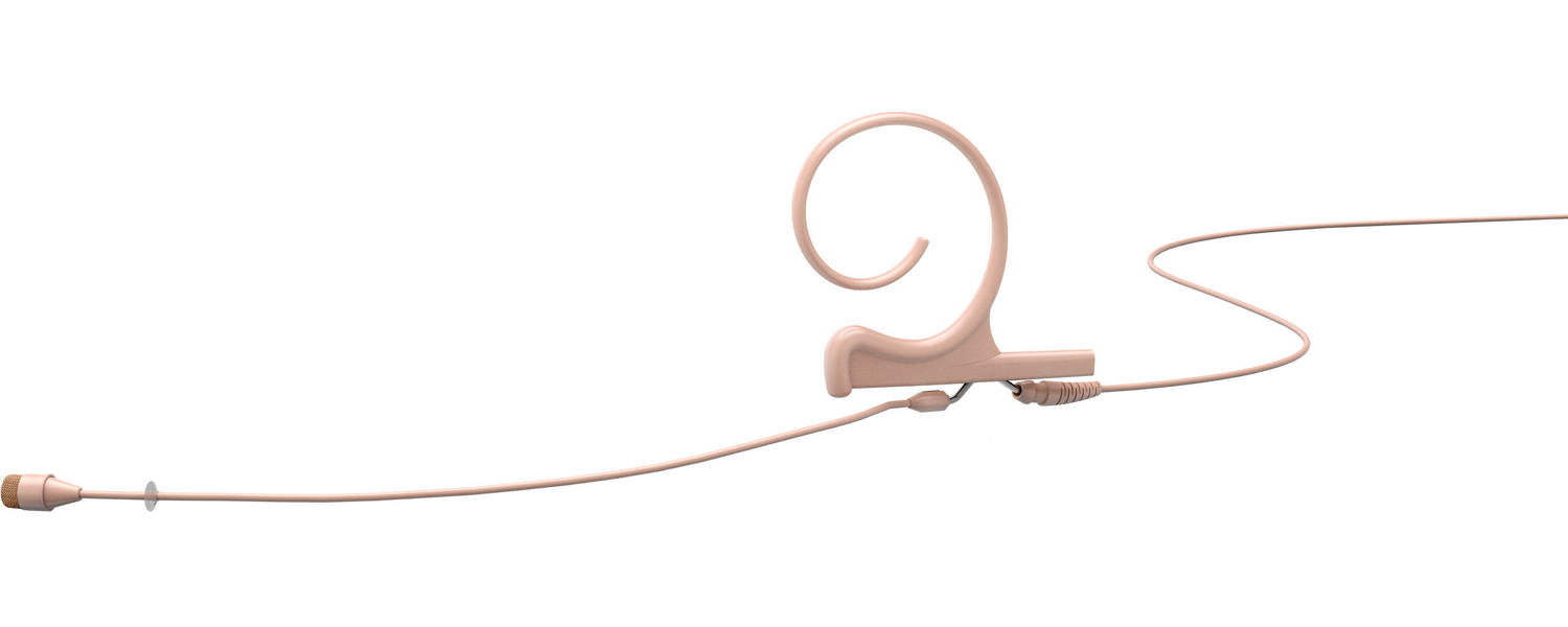 Headmicrophone, Omnidirectional, Wired for Shure, Beige