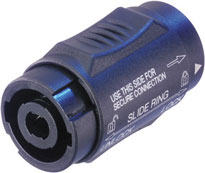 4-pin Speakon Male-Male Turnaround Coupler / Adapter