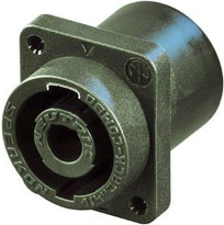 Combo Speakon + 1/4" Jack Receptacle