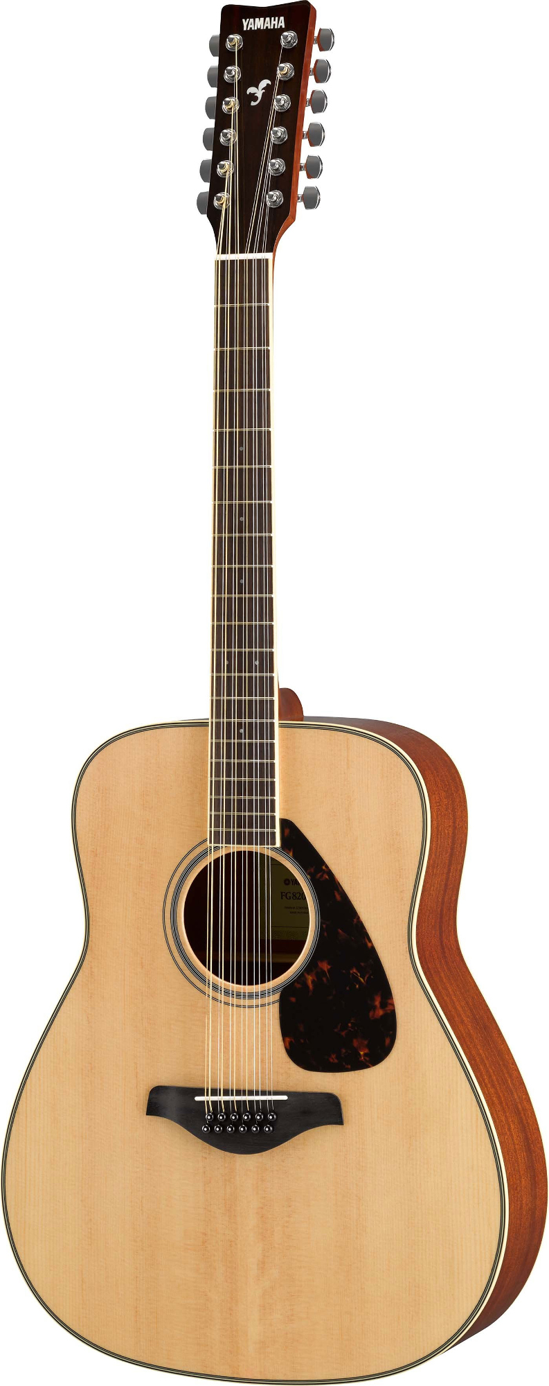 12-String Acoustic Guitar with Solid Spruce Top, Mahogany Back & Sides