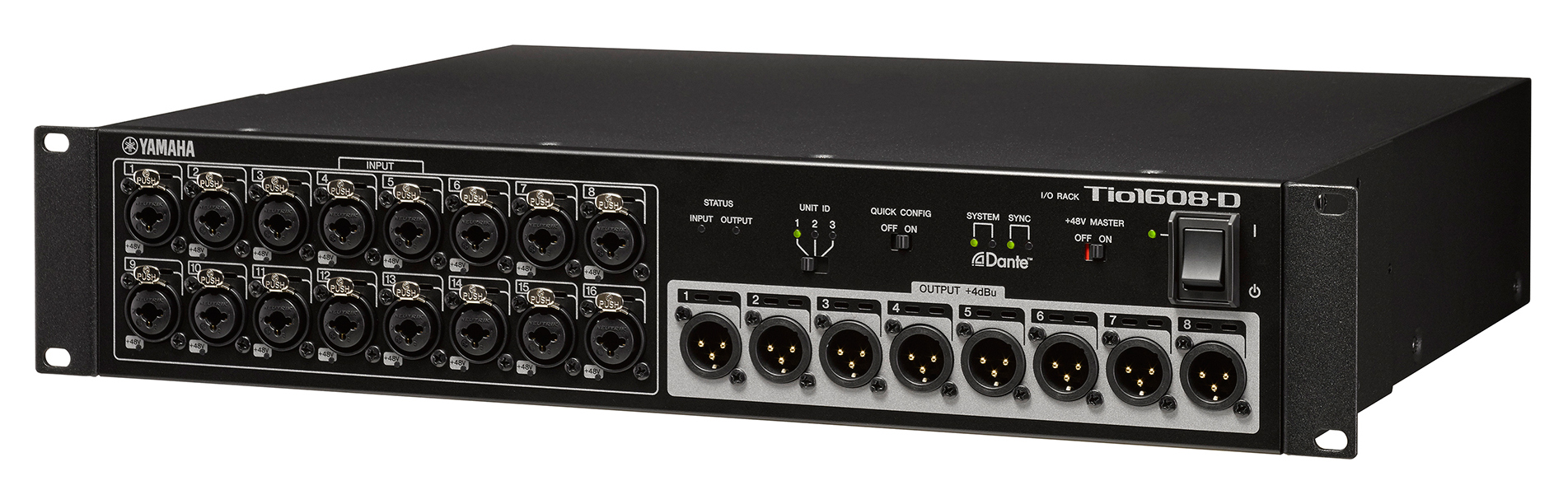 16-input/8-output Dante Stagebox for TF Series Mixers