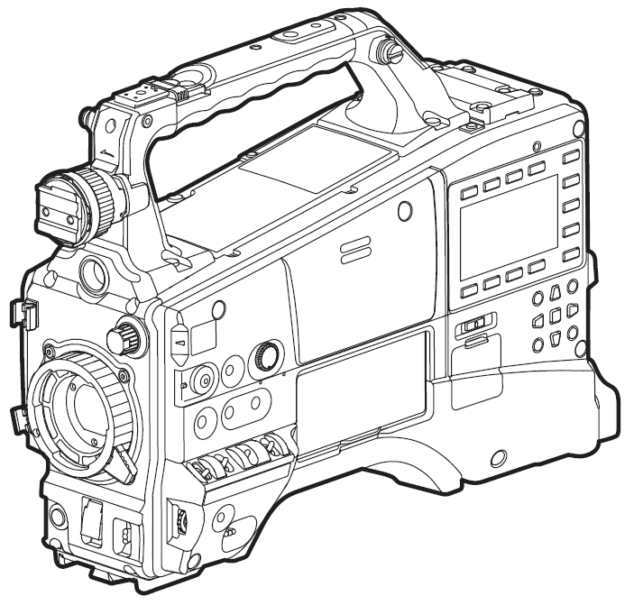 HD 1/3" 3MOS P2 Camcorder, Body Only