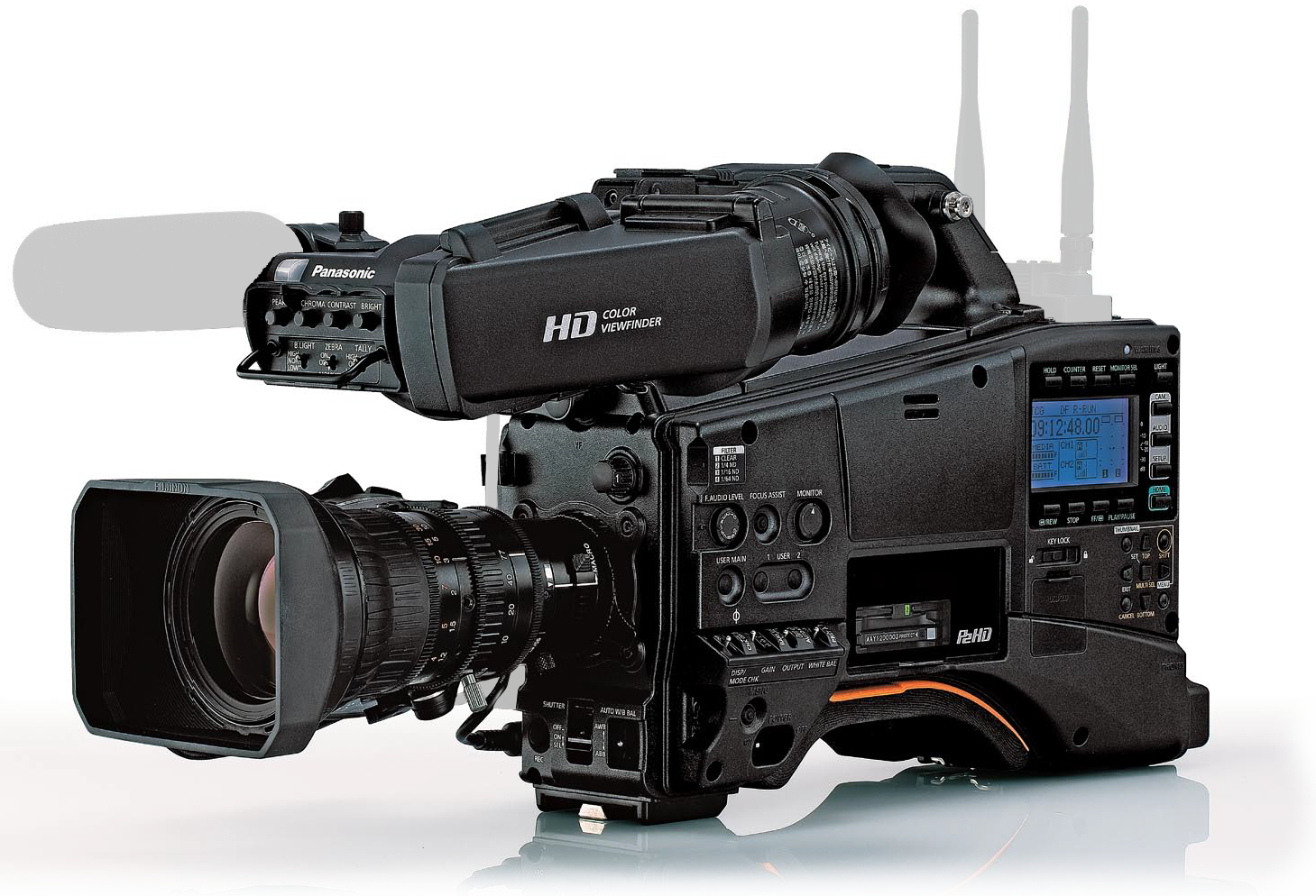 AVC-ULTRA Camcorder with AG-CVF15G Color LCD Viewfinder and FUJINON 17x Zoom Lens