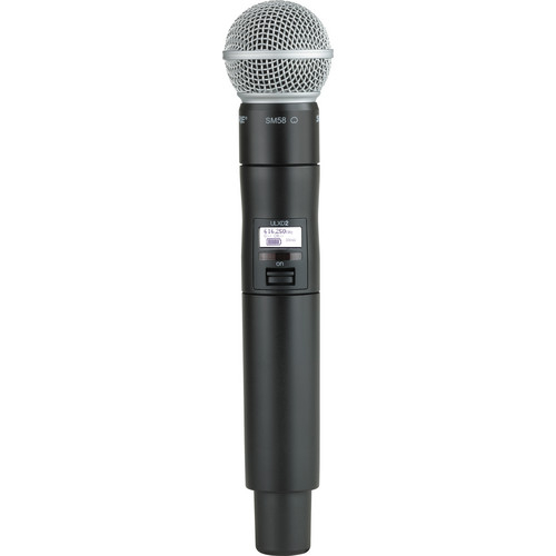 Digital Handheld Wireless Transmitter with SM58 Microphone Capsule, 902 To 928 MHz